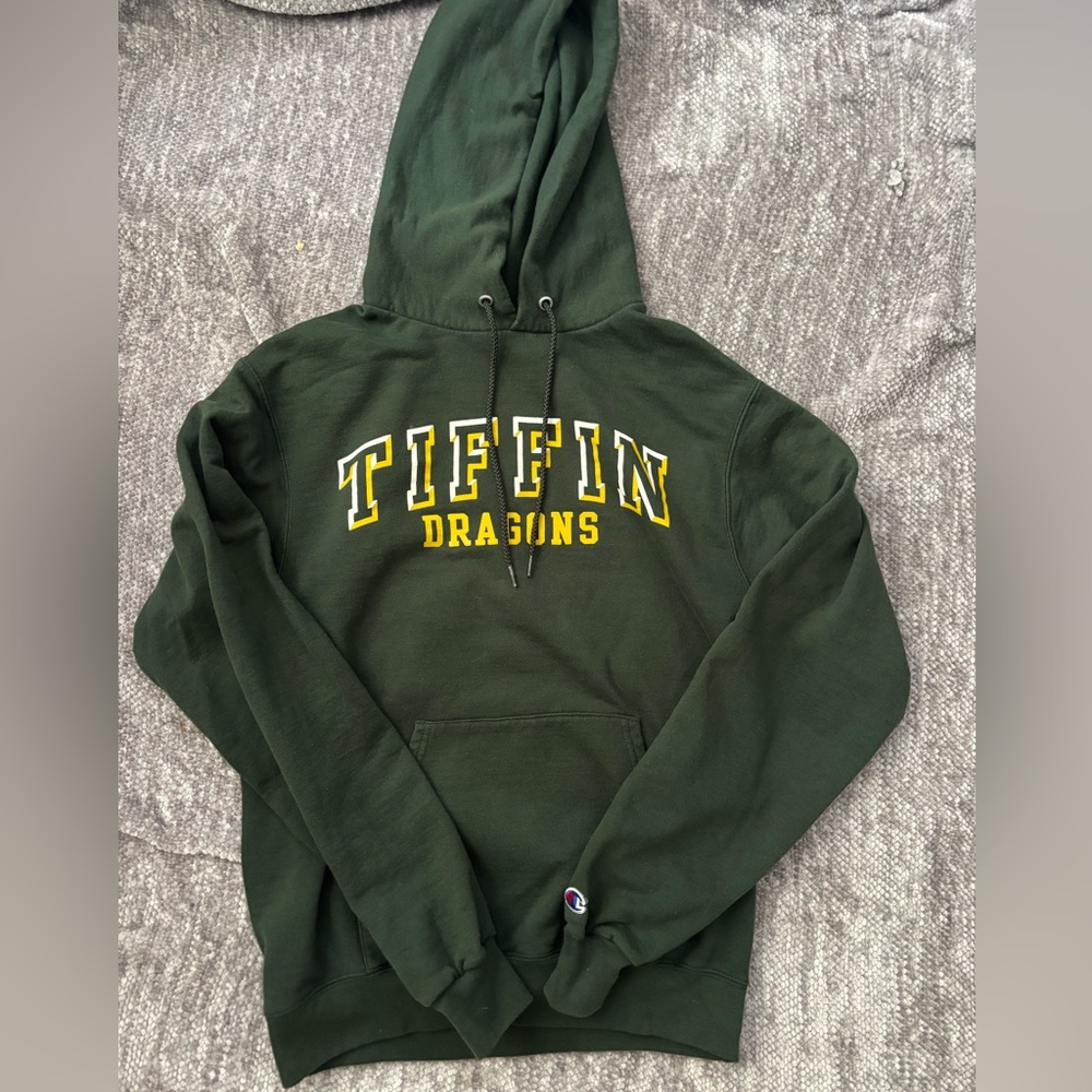 Champion Green Tiffin Dragons Hoodie